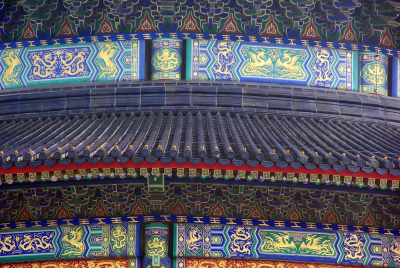 day, beijing, Pekin, built structure, low angle view, ceiling, no people, spirituality, the past, place of worship, Temple Of Heaven, roof, architecture