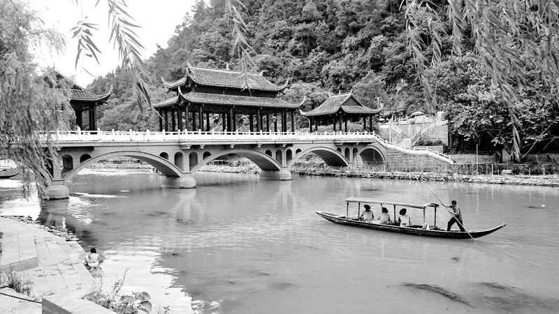 nautical vessel, nature, day, black And White, Phoenix, mode of transportation, the ancient town, cultures, Ancient, bridge - Man Made Structure, arch bridge
