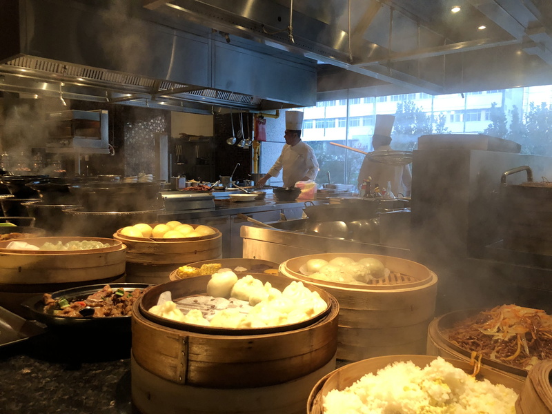 preparation, business, 4K, travel, room, standing, indoors, real people, cafeteria, meal, food and drink, freshness, food, stew, China, occupation, person