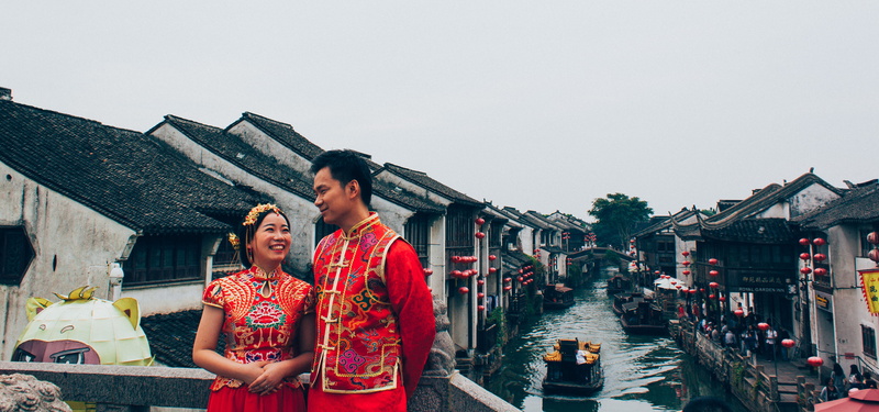 people, two people, adult, young men, men, china, suzhou, positive emotion, built structure, building, chinese, building exterior, women, tradition, emotion