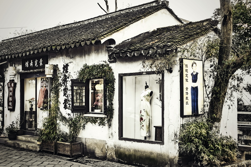 city, china, door, window, house, built structure, 5K, architecture, building, representation, human representation, entrance, building exterior, residential district