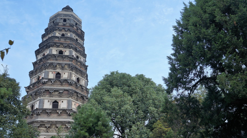 old, gray, 4K, concrete, tree, history, building exterior, outdoors, day, low angle view, suzhou, architecture, built structure, sky, building, tall - high