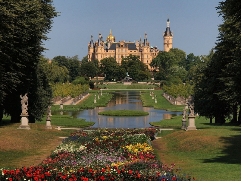 schwerin palace, 1080P