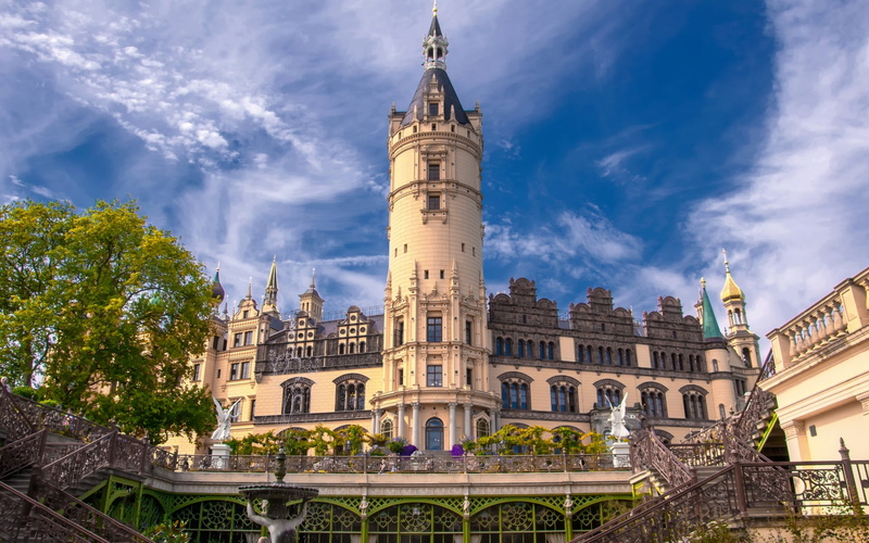 Palaces, 1080P, Schwerin Palace