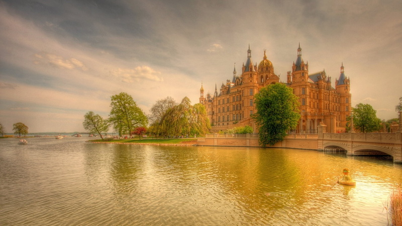 Palaces, Schwerin Palace, 1080P