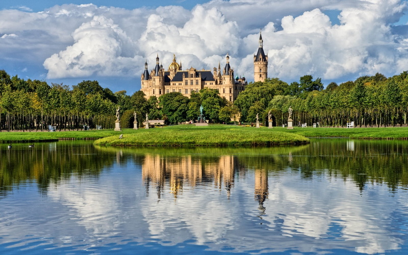 schwerin palace, 1080P