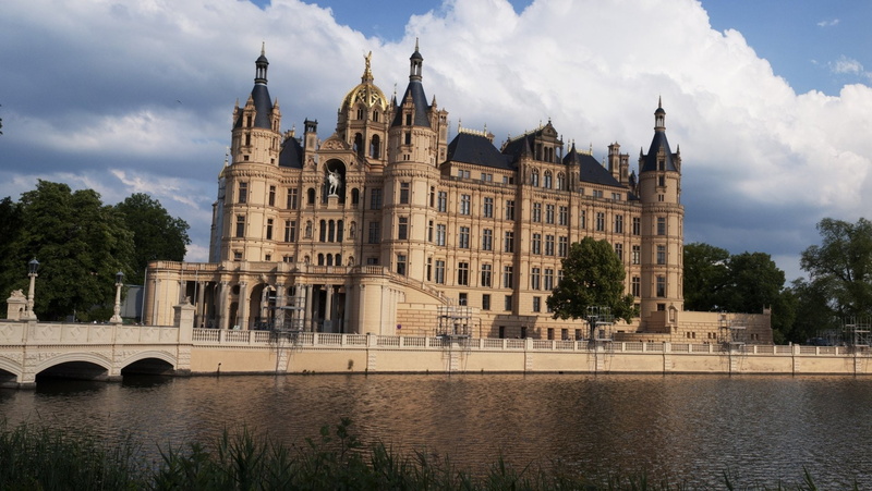 1080P, Schwerin Castle, Germany, Schwerin Palace, Palaces