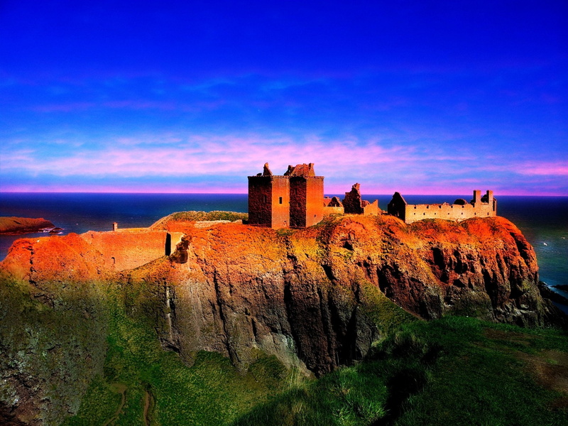 Castles, 1080P, Dunnottar Castle