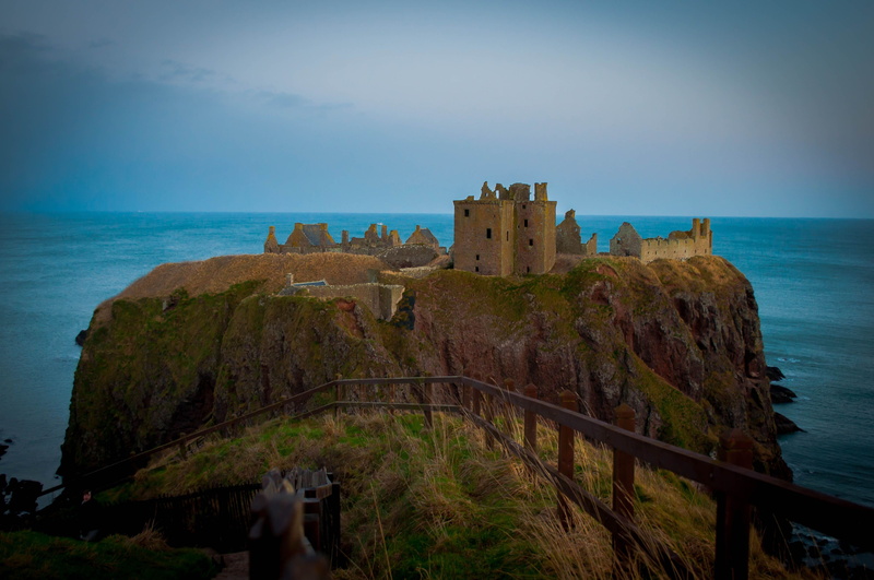 4K, dunnottar castle