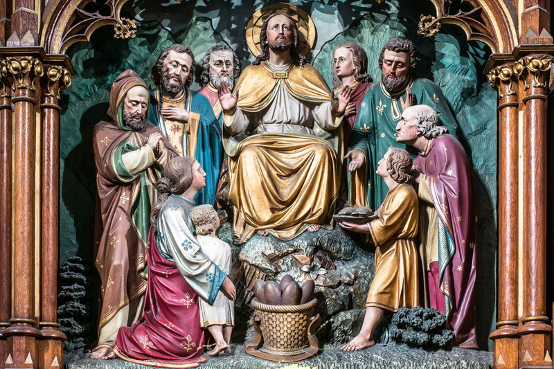 human representation, religious, representation, miracle, jesus, christ, church, meeting, religion, built structure, history, carving, holy, scenery, bible