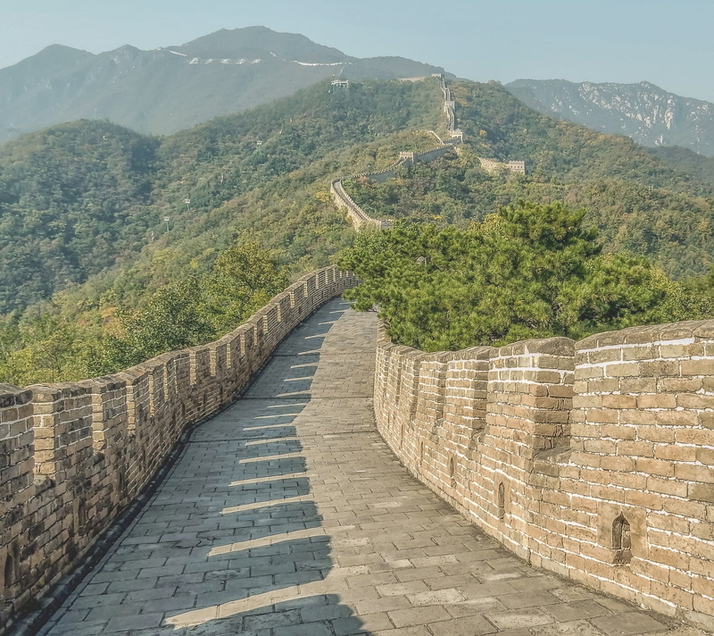ancient, the past, plant, outdoors, direction, day, mountain, mountain range, ancient civilization, history, fortified wall, scenics, great, the chinese wall