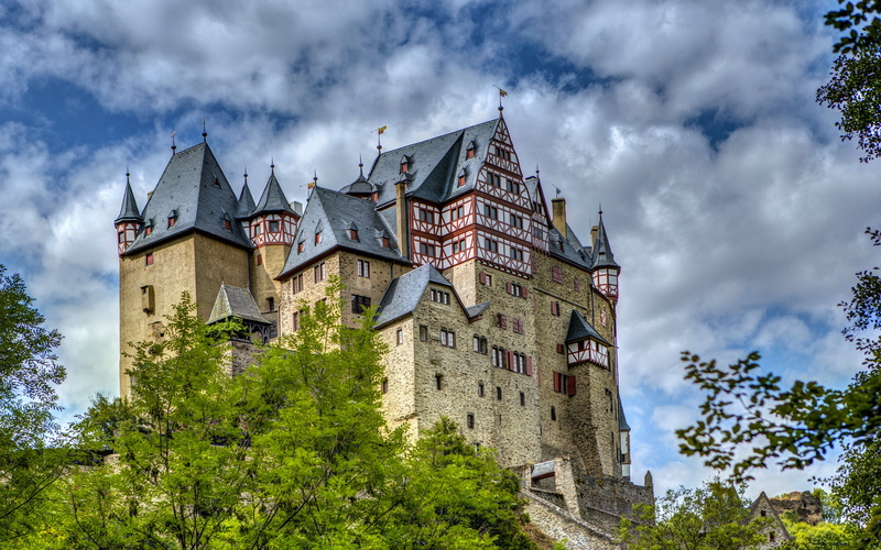 5K, Eltz Castle, Germany, Castle, Architecture, Castles