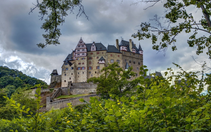 Castles, Eltz Castle, 1080P