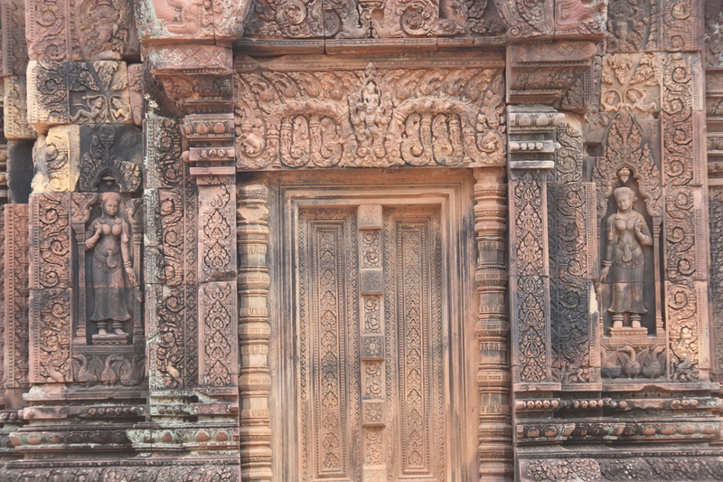4K, angkor wat, stonemasonry, tourism, outdoors, old, cambodia, the past, religion, architecture, history, building, art and craft, banteay srei, temple