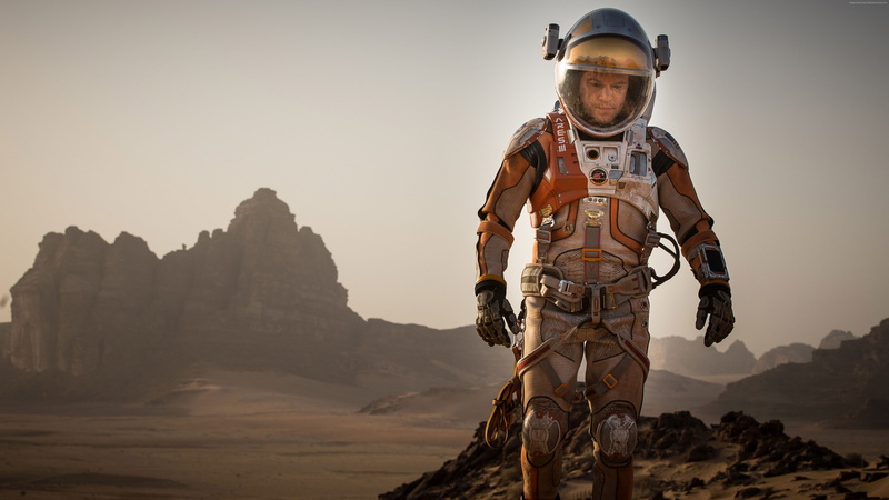 movie, Matt Damon, The Martian, 5K, Best Movies of 2015