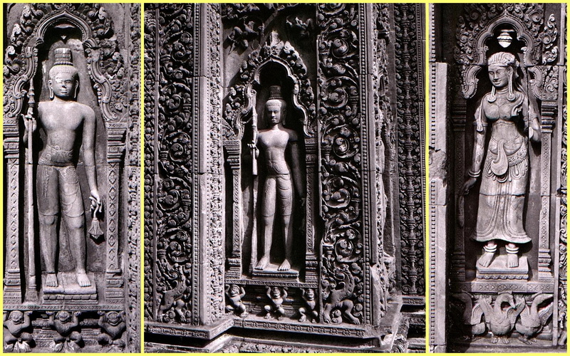 apsaras, history, pretty, 1080P, banteay, nice, temple, picture, stone, great, widescreen, gate, srei, architecture, gorgeous