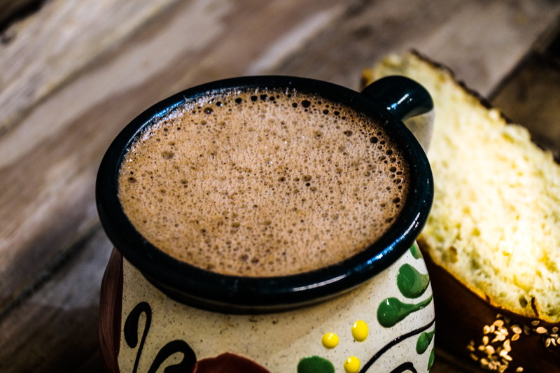 food and drink, kitchen utensil, bread, foam, still life, no people, frothy drink, table, coffee, freshness, food, preparation, chocolate, close-up, oaxaca
