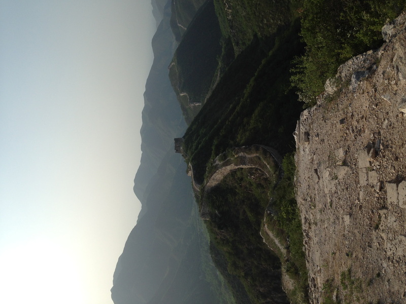 ruins, portrait, 2K, China, mountains, Great Wall of China