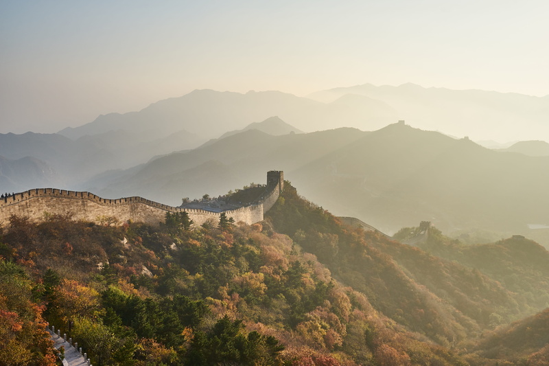 travel, landscape, tranquility, ancient, china, 5K, no people, plant, built structure, fall, history, great, architecture, ancient civilization, mountain