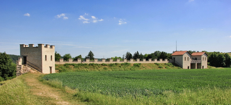 architecture, plant, grass, land, travel, sky, built structure, field, the past, building exterior, green color, day, nature, rural scene, agriculture