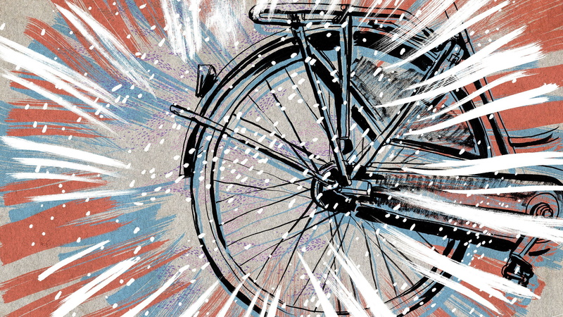 Rueda, Bicicleta, abstracto, Trasera, 2K