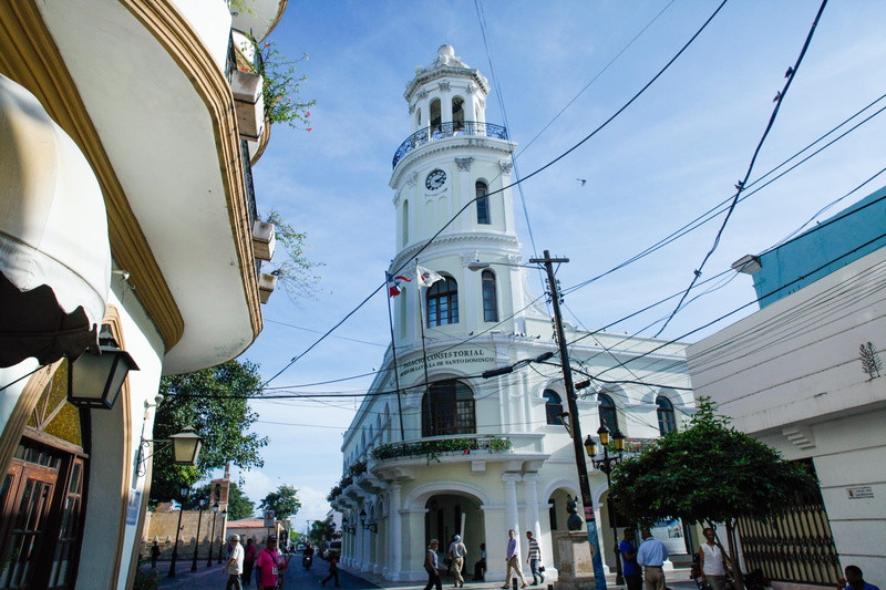 spirituality, travel, tower, place of worship, built structure, incidental people, dominican republic, tropical, caribbean, santo domingo, religion, 1080P