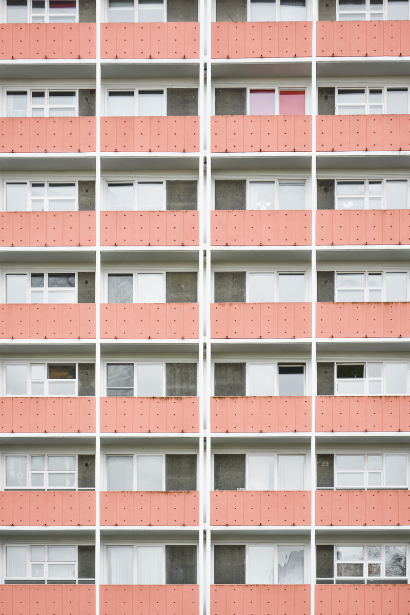 building, apartment building, repetition, urban, pattern, outdoors, condo, full frame, high rise, suburb, town, germany, backgrounds, 5K, sunlight, fachada