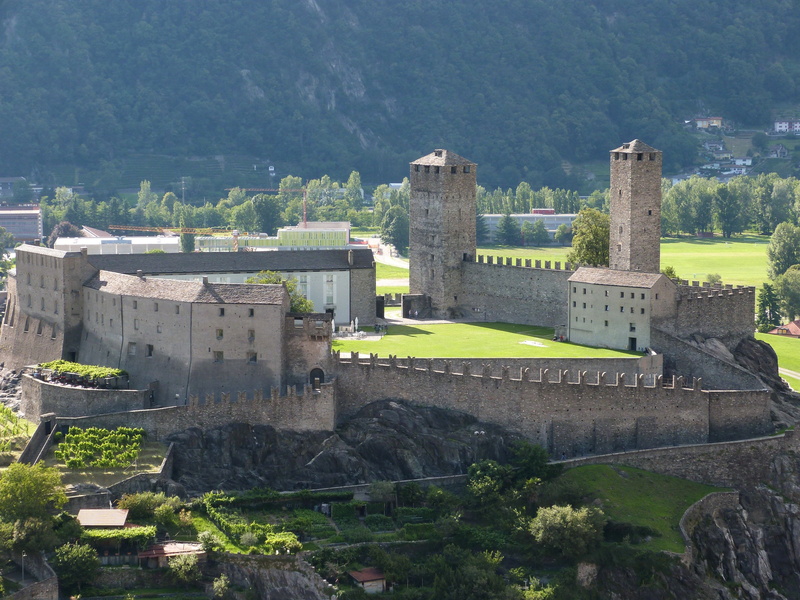 fortress, castle, cities, 2K, bellinzona, switzerland