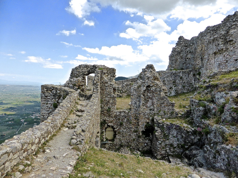 old, citadel, outdoors, architecture, damaged, castle, historical, the past, mystras, nature, deterioration, 4K, ruined, historic, medieval, day, bastion