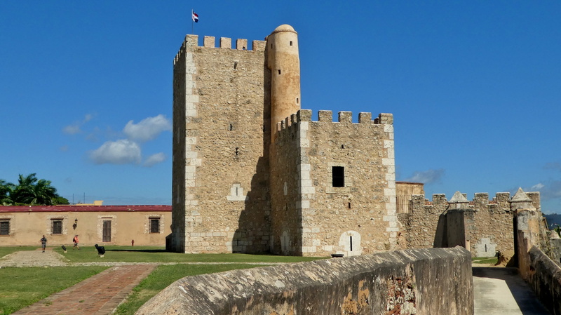 santo domingo, tourism, building, dominican republic, no people, travel, architecture, outdoors, stone wall, day, history, cloud - sky, nature, fortaleza ozama