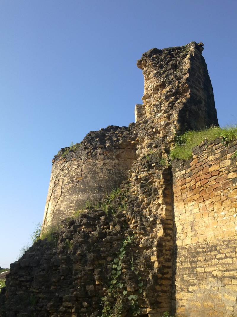ruined, ancient, stone wall, ancient civilization, built structure, the past, of kachchh, outdoors, tera fort, famous Place, deterioration, heritage village