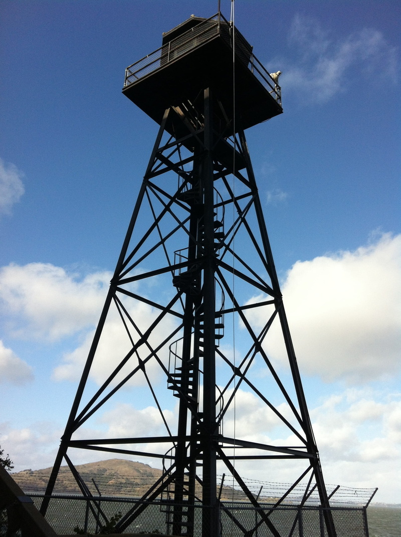 water conservation, cloud - sky, Guard Tower, security, protection, blue, observation point, built structure, Old, Prison, day, building exterior, outdoors