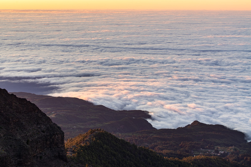 sunrise, horizon, idyllic, non-urban scene, spain, tranquility, landscape, dawn, ocean, mountain range, nature, scenery, cloud - sky, grey, environment