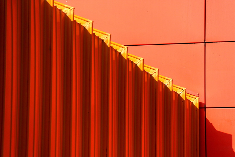 arts culture and entertainment, lelystad, industry, no people, agora theatre, built structure, staircase, metal, flevoland, indoors, factory, colorful
