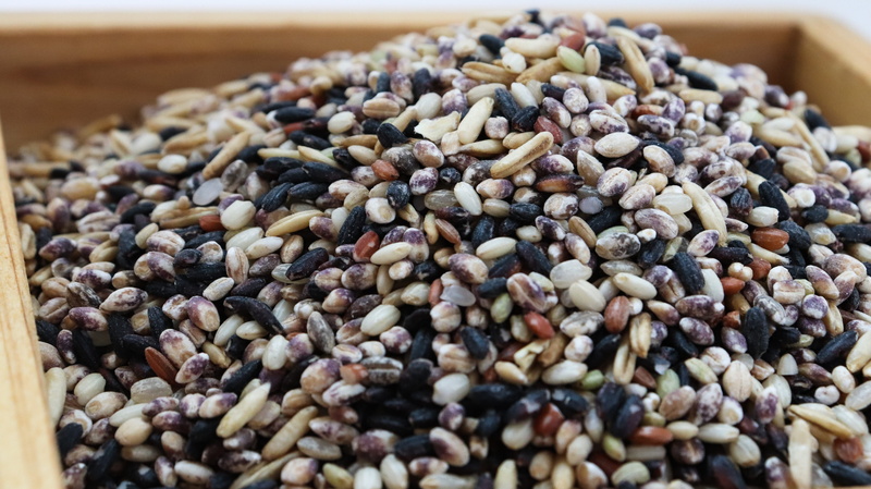 brown, large group of objects, healthy eating, abundance, cereal, miscellaneous cereals, container, korea farm, close-up, temptation, grain, colored rice