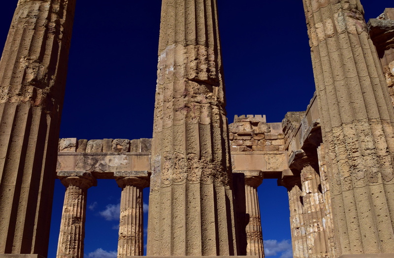 travel, greek, sky, the temple of selinunte, pillars, classical architecture, ruined, karg, architecture, architectural column, memory, ancient civilization