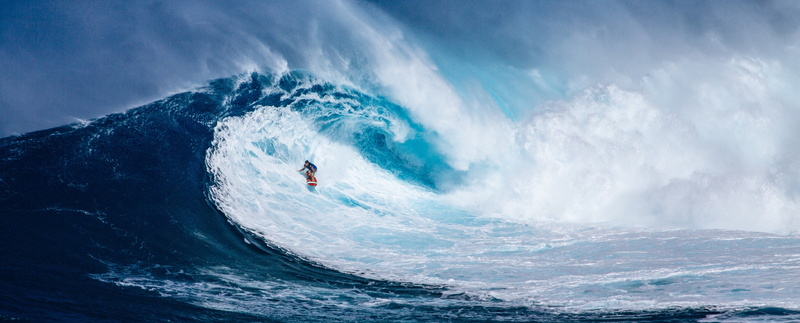 wave, people, water, motion, adventure, warning sign, barrel, extreme sports, power in nature, sea, sign, sport, adult, beauty in nature, 4K, outdoors