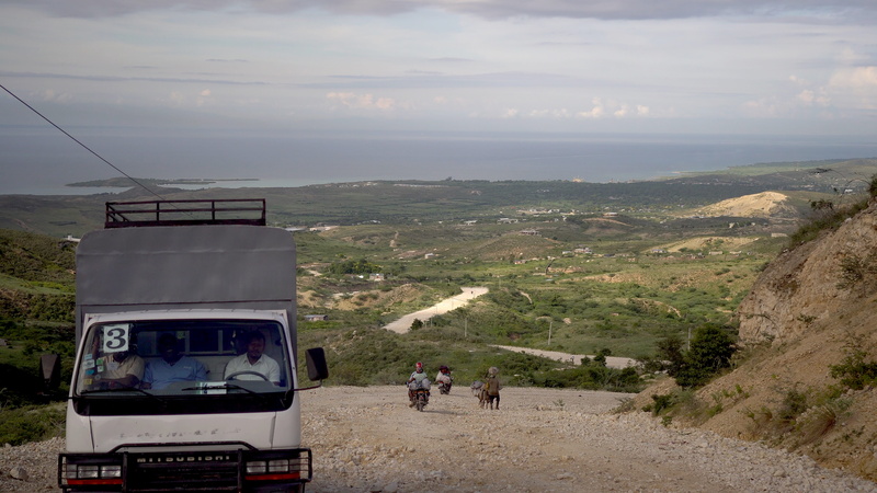 nature, landscape, day, beauty in nature, women, scenery, group of people, mountain side, people, haiti, traveling, human, person, scenics - nature, rear view