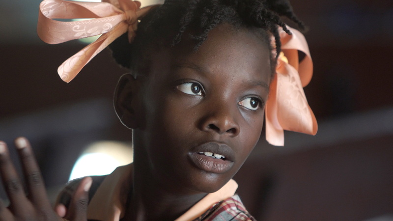 front view, haitian child, human face, multicolored, mission trip, shirt, focus on foreground, eye, portrait, 4K, girl, pre-adolescent child, boy, student