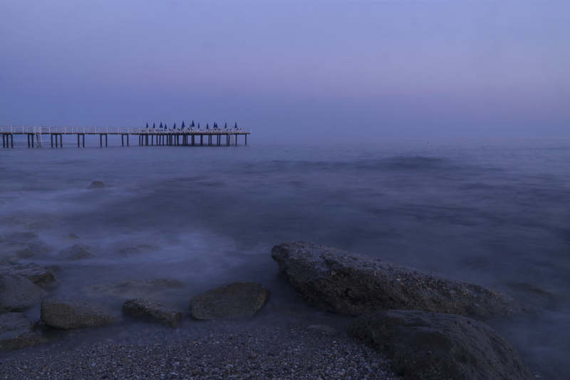 antalya, landscape, long exposure, iskele, cloud, tranquil scene, tranquility, groyne, land, scenics - nature, sea, water, solar, outdoors, environment