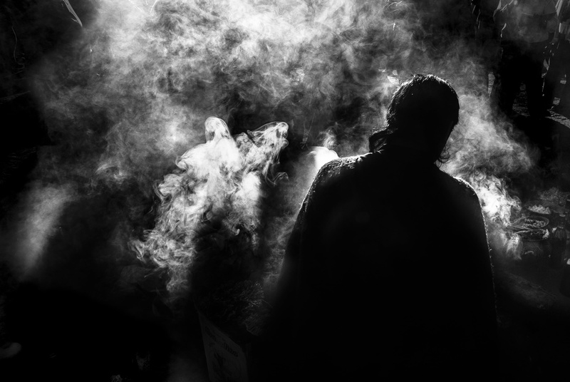 artwork, dark, fear, grayscale, 2K, religious, black background, ceremony, night, nightlife, illuminated, event, ancient, arts culture and entertainment