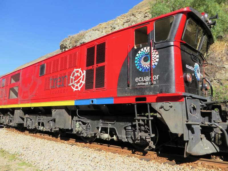 red, public transportation, nature, outdoors, track, clear sky, wheel, train, blue, near, devils nose, stationary, 4K, andean train, sky, shunter, train - vehicle