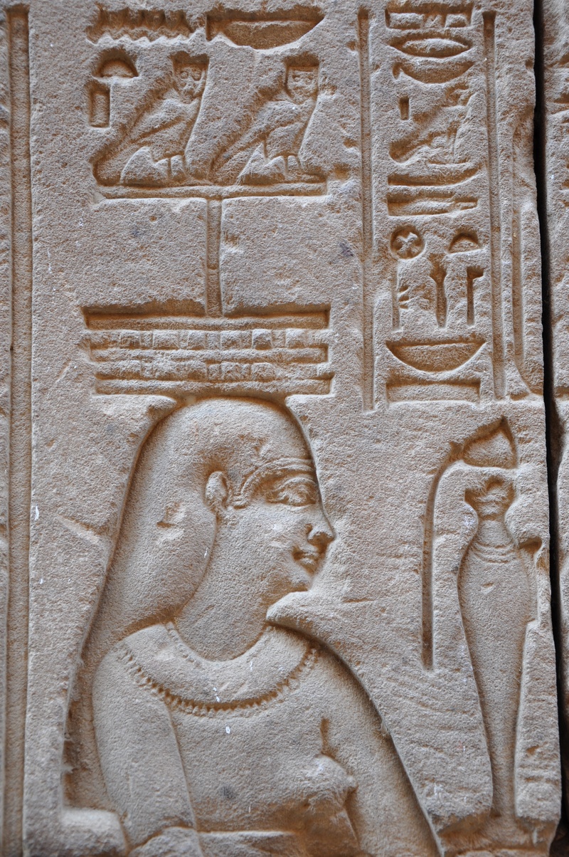 pierre, statue, ancient, hieroglyphs, egypt, stone material, built structure, place of worship, edfu, art and craft, belief, spirituality, 4K, temple