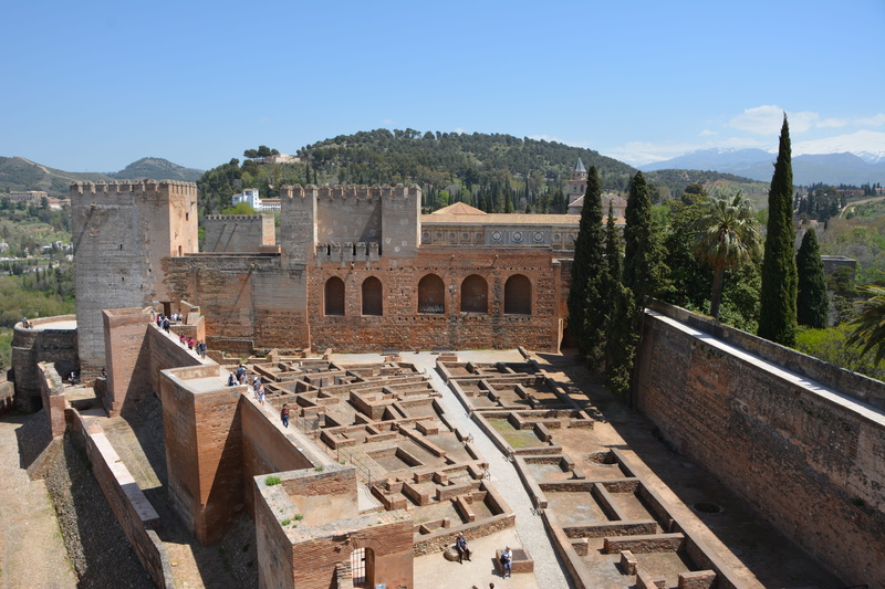 day, 5K, spain, travel, mountain, history, architecture, alcazaba, andalusia, tree, sky, built structure, archaeology, tourism, clear sky, palace, outdoors