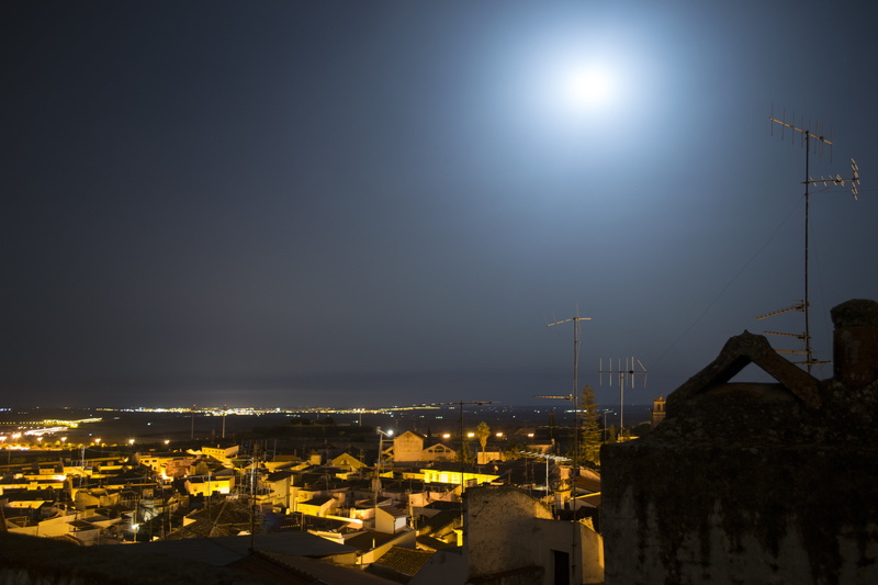 sky, built structure, portugal, city, urban, fuel and power generation, colorful, building exterior, 4K, night, light, lights, buildings, outdoors, cityscape