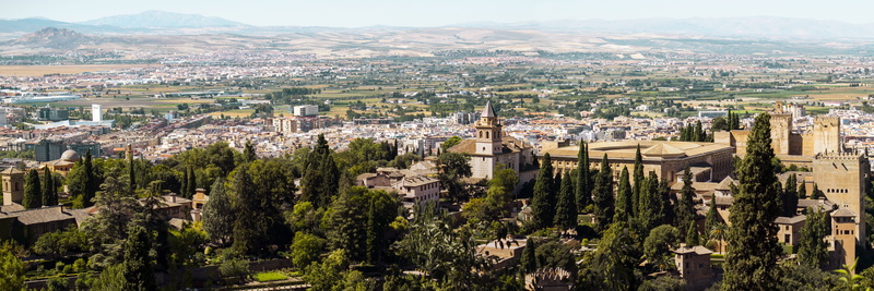 cityscape, view, outdoors, architecture, travel destinations, tree, town, culture, day, travel, residential district, built structure, 8K, granada, building
