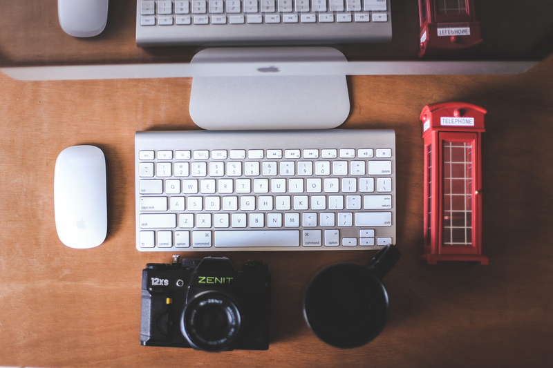 table, computer monitor, laptop, computer keyboard, furniture, happy, computer key, computer equipment, connection, technology, computer mouse, communication