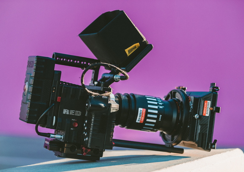 studio shot, lens - Optical Instrument, television industry, technology, filming, black, movie camera, camera - Photographic Equipment, close-up, arts culture and entertainment