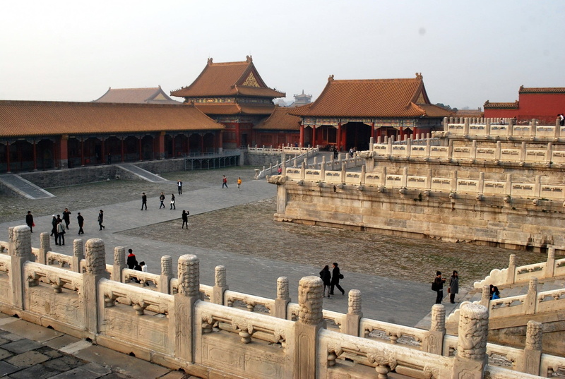 group of people, sky, building exterior, china, dynasty, history, empire, the past, architecture, temple - Building, large group of people, asia, building