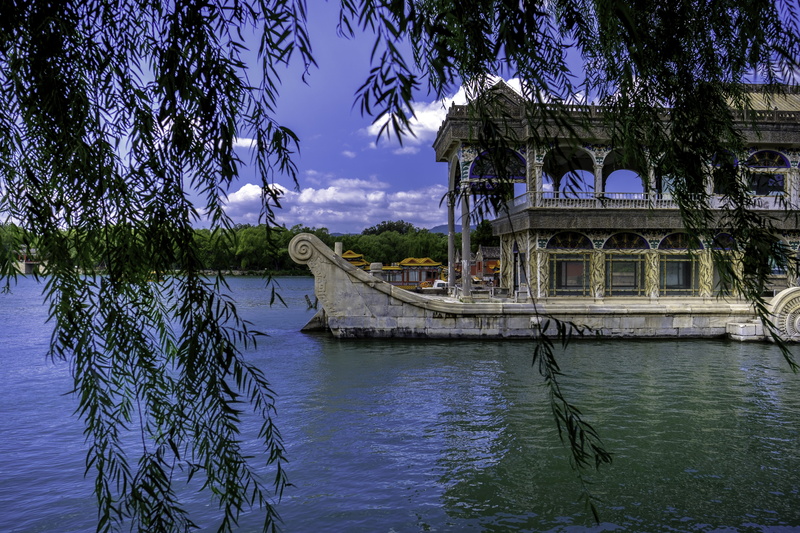 traditional, tourism, building, tree, waterfront, history, travel, asia, china, 5K, chinese, travel destinations, plant, outdoors, water, pagoda, lake